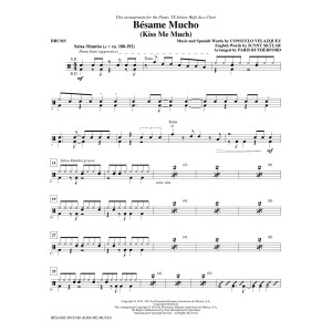 Besame Mucho (Kiss Me Much) - Drums