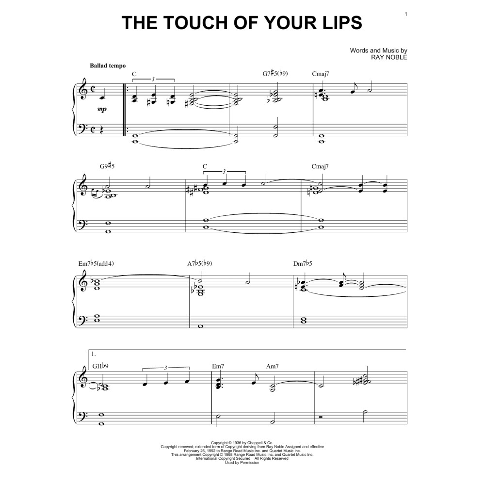 The Touch Of Your Lips