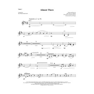 Almost There - Violine 2
