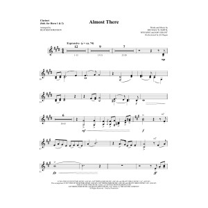 Almost There - Klarinette (Ersatz Horn 1-2)