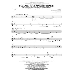 Declare Your Maker's Praise! - Violin 1