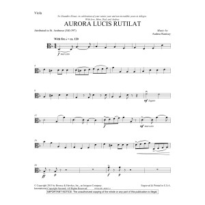 Aurora Lucis Rutilat - Viola