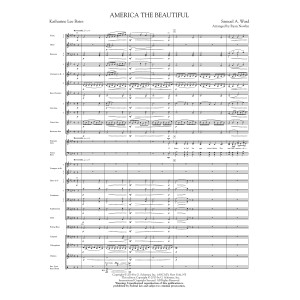 America, the Beautiful - Partitur