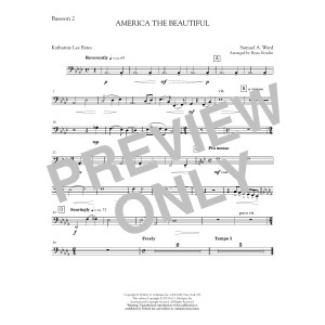 America, the Beautiful - Bassoon 2