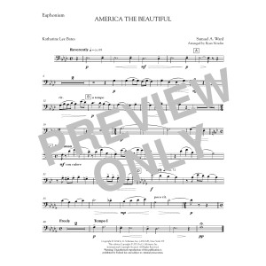 America, the Beautiful - Euphonium