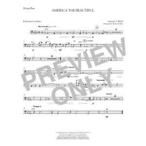 America, the Beautiful - Double Bass