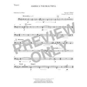 America, the Beautiful - Timpani