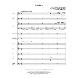 Memory (from Cats) (arr. John Leavitt) - Full Score
