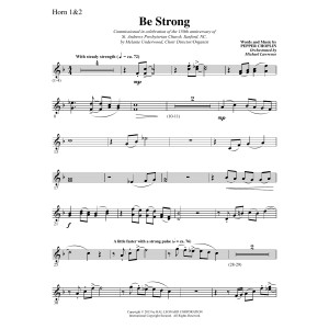 Be Strong - F Horn 1 & 2
