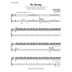 Be Strong - Percussion