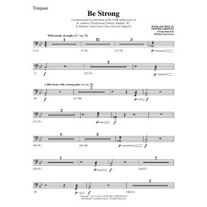 Be Strong - Timpani
