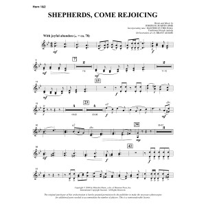 Shepherds, Come Rejoicing (from Voices Of Christmas) - F Horn 1 & 2