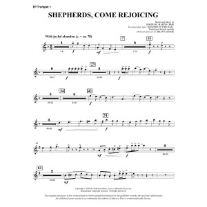 Shepherds, Come Rejoicing (aus Voices Of Christmas) - Bb Trompete 1