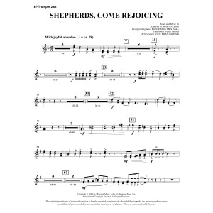 Shepherds, Come Rejoicing (aus Voices Of Christmas) - Bb-Trompete 2,3
