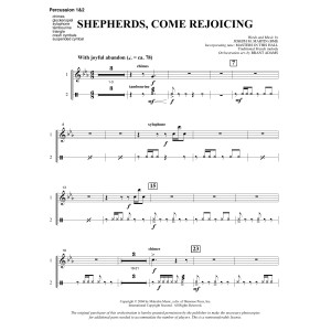 Shepherds, Come Rejoicing (aus Voices Of Christmas) - Percussion 1 & 2