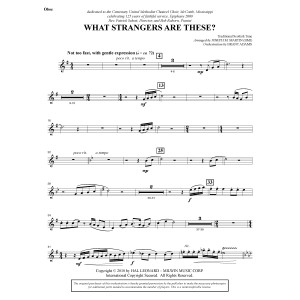 What Strangers Are These? (from Winter's Grace) - Oboe