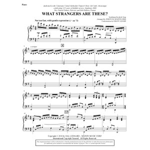 What Strangers Are These? (aus Winter''s Grace) - Klavier