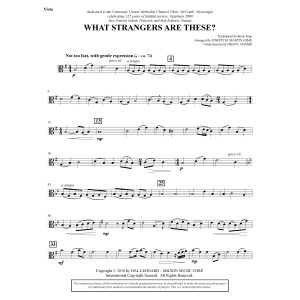 What Strangers Are These? (aus Winter''s Grace) - Viola