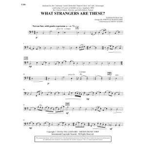 What Strangers Are These? (aus Winter''s Grace) - Cello