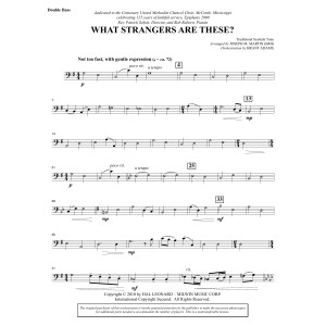 What Strangers Are These? (from Winter's Grace) - Double Bass