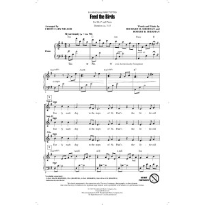 Feed The Birds (Tuppence A Bag) (from Mary Poppins) (arr. Cristi Cary Miller)