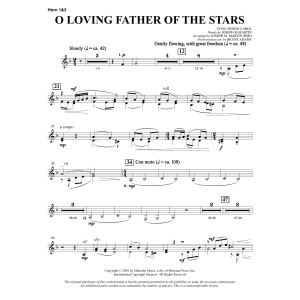 O Loving Father Of The Stars (from Morning Star) - F Horn 1 & 2