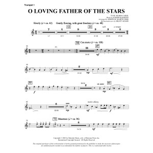 O Loving Father Of The Stars (aus Morning Star) - Bb-Trompete 1