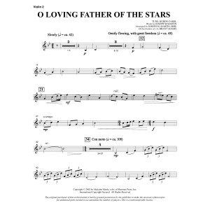 O Loving Father Of The Stars (from Morning Star) - Violin 2