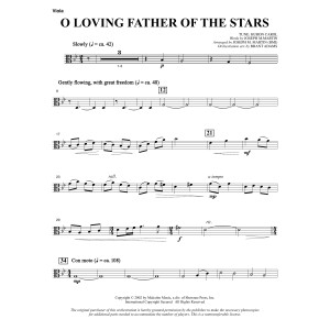 O Loving Father Of The Stars (from Morning Star) - Viola