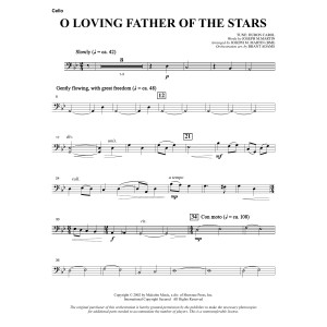 O Loving Father Of The Stars (from Morning Star) - Cello