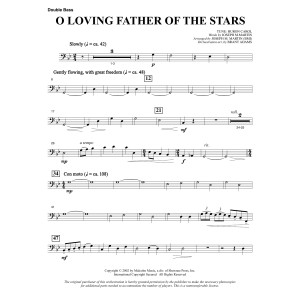 O Loving Father Of The Stars (from Morning Star) - Double Bass