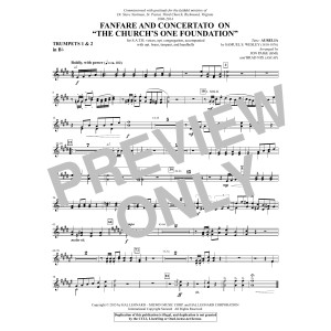Fanfare and Concertato on "The Church's One Foundation" - Bb Trumpet 1,2