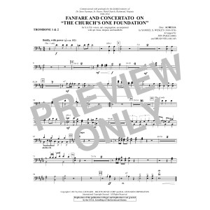 Fanfare und Concertato über "The Church''s One Foundation" - Posaune 1 & 2