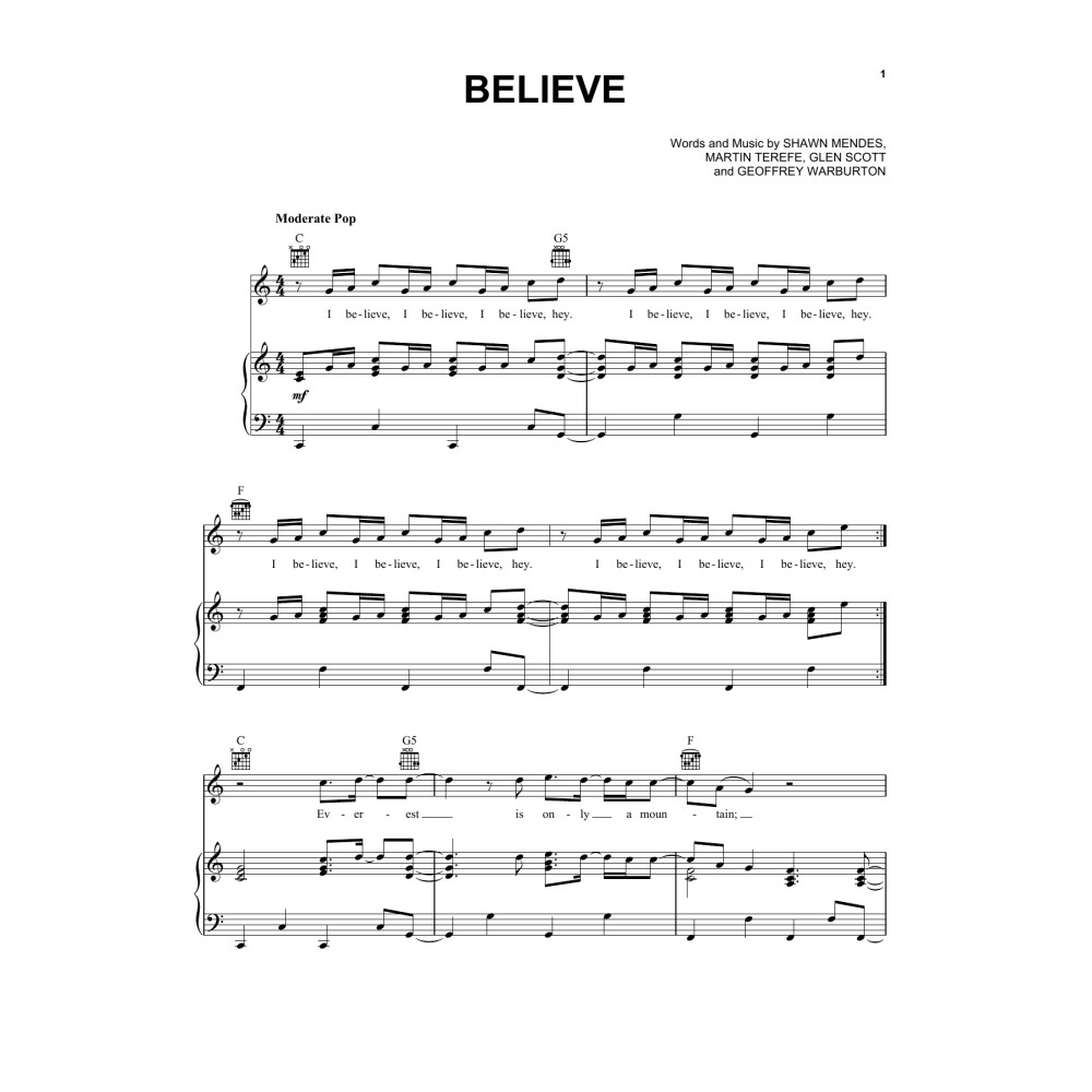 Believe (from Disney's Descendants)