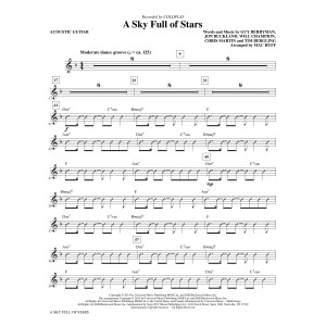 A Sky Full of Stars (arr. Mac Huff) - Akustikgitarre
