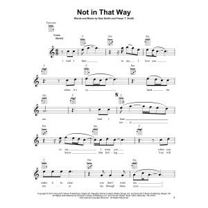 Not In That Way