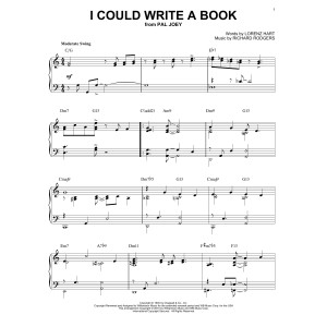 I Could Write A Book [Jazz version] (arr. Brent Edstrom)