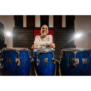 Conga Meinl W. Kachiro 11"3/4 Blue Wave