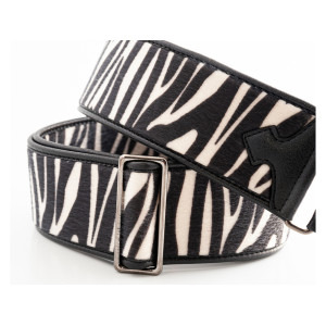 Courroie Vegan Righton Zebra Blanc
