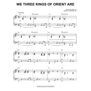 We Three Kings Of Orient Are [Jazz version] (arr. Brent Edstrom)