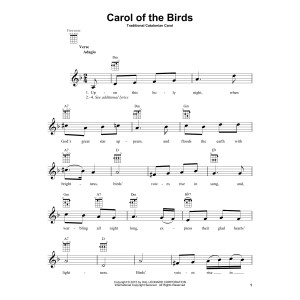 Carol Of The Birds