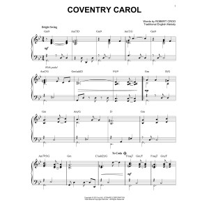 Coventry Carol [Jazz version] (arr. Brent Edstrom)