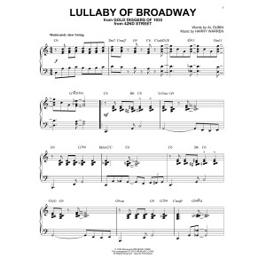 Lullaby Of Broadway [Jazz version] (arr. Brent Edstrom)