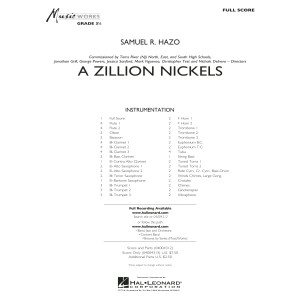 A Zillion Nickels - Conductor Score (Full Score)