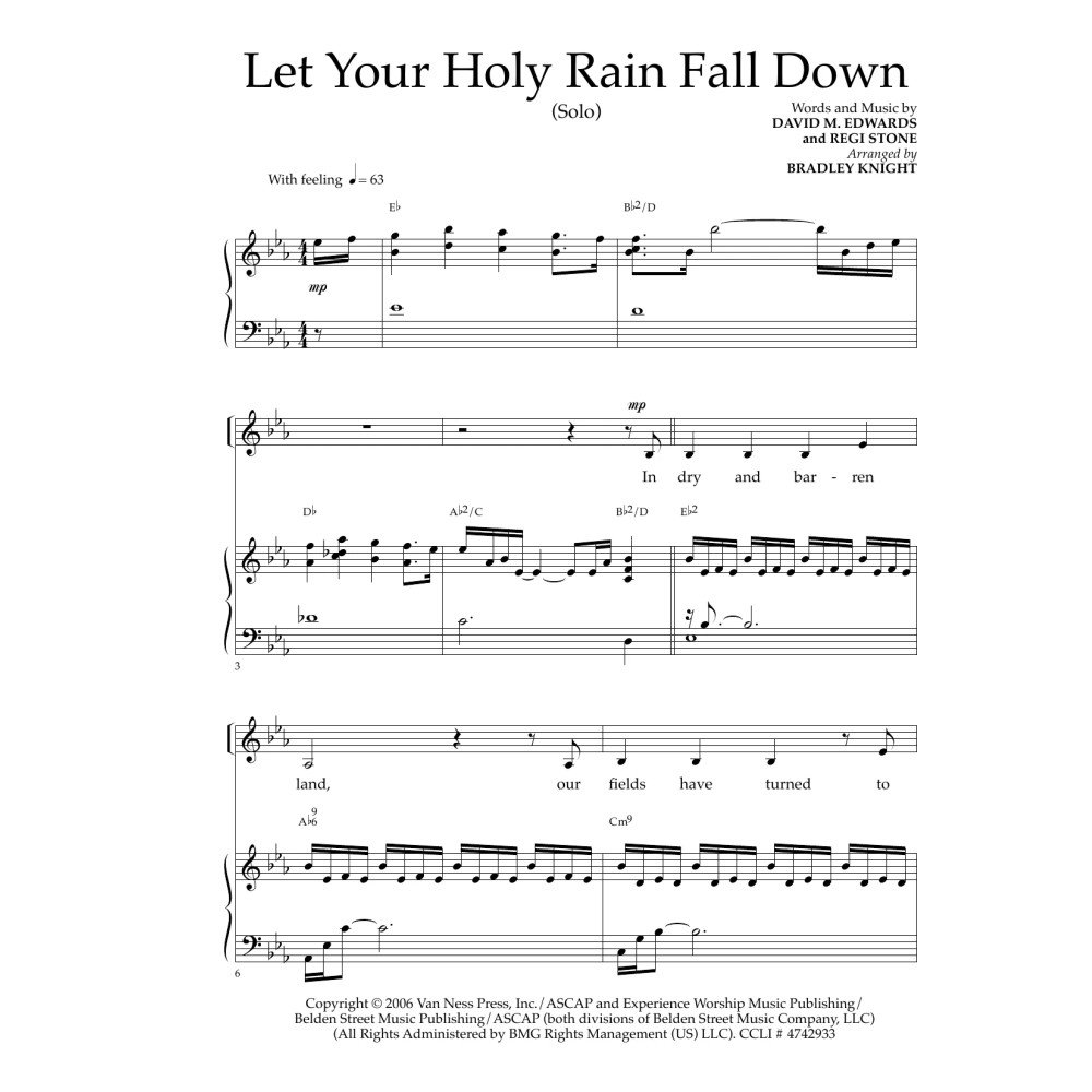 Let Your Holy Rain Fall Down