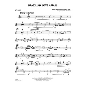 Brazilian Love Affair - Alto Sax 1