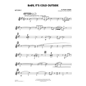 Baby, It's Cold Outside (Key: C) - Alto Sax 2