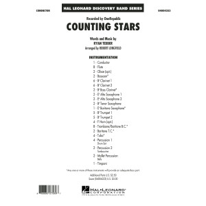 Counting Stars - Conductor Score (Full Score)