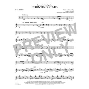 Counting Stars - Bb Klarinette 1