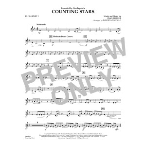 Counting Stars - Bb-Klarinette 2